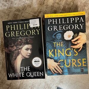 Phillipa Gregory book bundle / lot: The Kings Curse & The White Queen